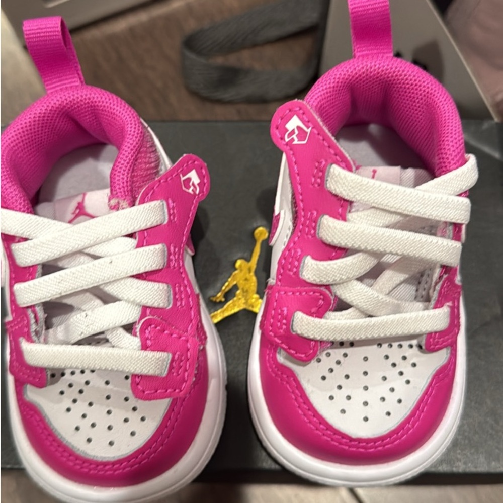 Jordan Kids' Sneakers in Pink and White